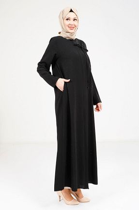 کلاه و ابایا مشکی زنانه بافتنی Beyza - کد 928513148