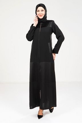 کلاه و ابایا مشکی زنانه پلی استر Beyza - کد 928512953