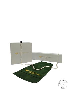 گردنبند نقره طوسی زنانه 925 عیار Luminosity Graft - کد 928291607