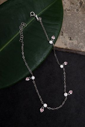 خلخال نقره طوسی زنانه Sunshine - کد 929014488