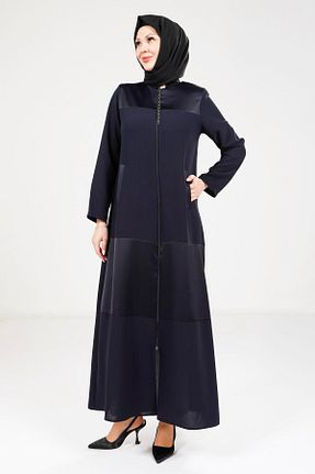 کلاه و ابایا سرمه ای زنانه پلی استر Beyza - کد 928512977