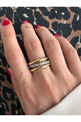انگشتر جواهر متالیک زنانه زیرکن ringbox - کد 928511662