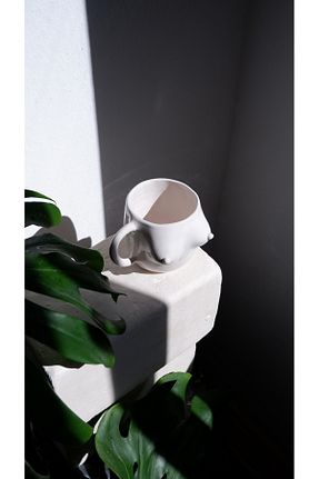 لیوان آب سفید سرامیک Maui - کد 928512158
