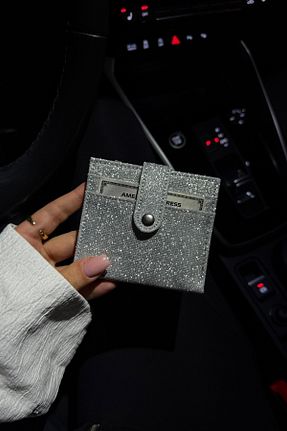 کیف پول طوسی زنانه سایز متوسط klovi - کد 928517767