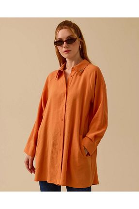 تونیک حجاب نارنجی Relaxed SEÇİL - کد 928514853