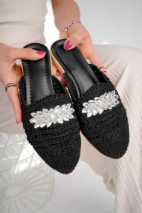 دمپائی مشکی زنانه حصیر MODAMX - کد 928515350