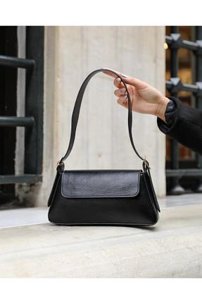 کیف دوشی مشکی زنانه چرم مصنوعی Rose bags - کد 928526539