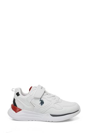کفش اسنیکر سفید بچه گانه بند دار U.S. Polo Assn. - کد 919768094