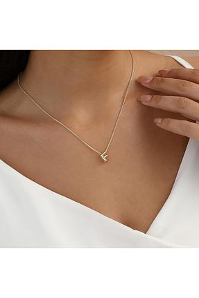گردنبند استیل ( فولاد ) طلائی استیل (فولاد) Atolyezone - کد 928551261