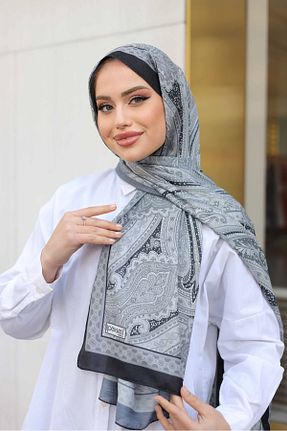 شال طوسی زنانه ابریشم szey - کد 928551752