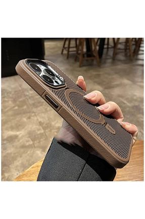 کاور و قاب قهوه ای iPhone 14 Pro Max Zebana - کد 928552037