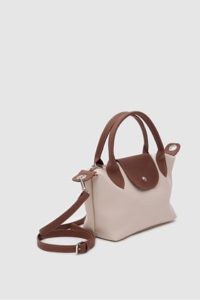 کیف دوشی بژ زنانه چرم مصنوعی Shule Bags - کد 819996442