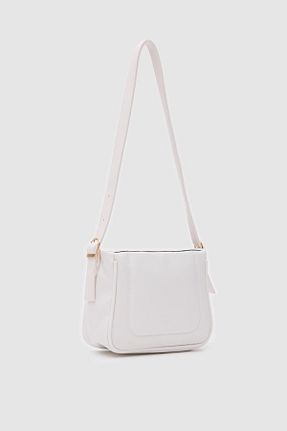 کیف پستچی سفید زنانه چرم مصنوعی Shule Bags - کد 838642734