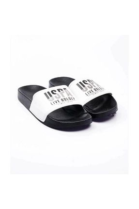 دمپائی سفید زنانه چرم مصنوعی U.S. Polo Assn. - کد 928595852
