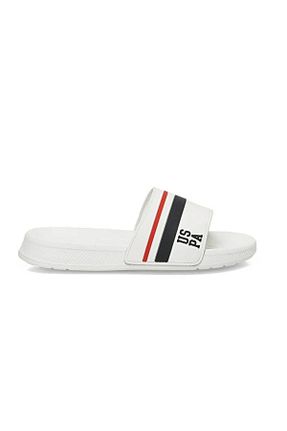 دمپائی سفید زنانه چرم مصنوعی U.S. Polo Assn. - کد 928595773