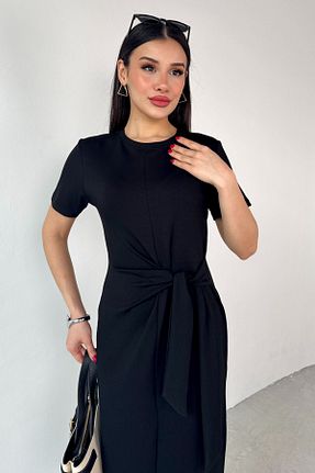 لباس مشکی زنانه پنبه پلی استر Cappmoda - کد 928585923