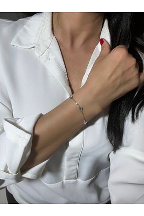دستبند استیل (فولاد) طوسی استیل ضد زنگ GULSEN COLLECTION - کد 928616985