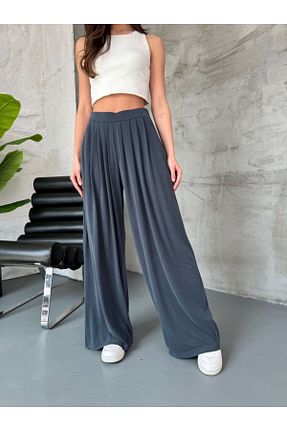 شلوار طوسی زنانه بافتنی Elif Özbey Butik - کد 928612433