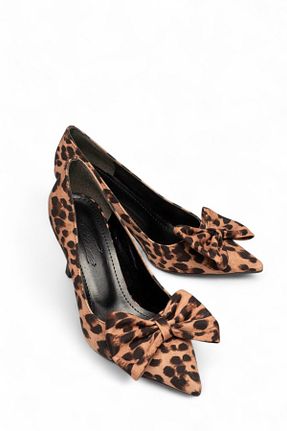 کفش استایلیتو قهوه ای پاشنه نازک ELAIA SHOES - کد 928930673