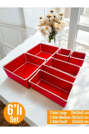 نظم دهنده کمد قرمز پارچه Balkan Room - کد 928610437