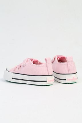 کفش اسنیکر صورتی بچه گانه چسبی United Colors of Benetton - کد 928929439