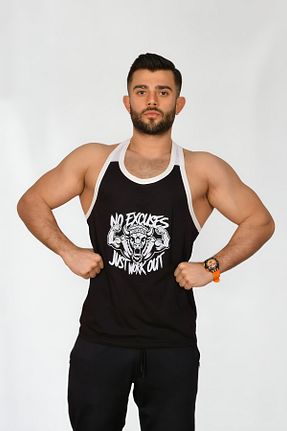 رکابی اسپرت مشکی مردانه %100 پنبه hardbison - کد 871777912