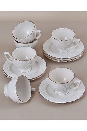 فنجان قهوه زرد 6 نفره Frapan Home - کد 924618551