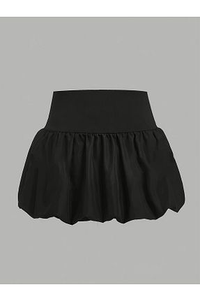 دامن مشکی زنانه پارچه peelter - کد 928622434