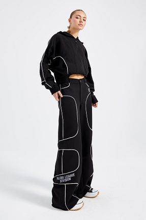 شلوار مشکی زنانه پارچه its basic - کد 748236257