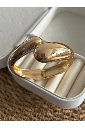 دستبند استیل (فولاد) زرد زنانه استیل (فولاد) Ervalina - کد 928932648