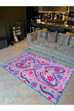 فرش رنگی قابل شستشو Rugs Modern Halı - کد 927450753