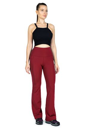ساق شلواری زرشکی زنانه بافت The Step Sports - کد 928627315