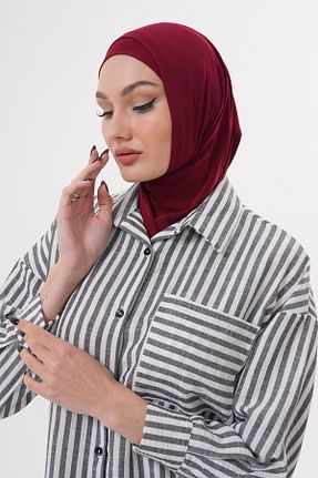 روسری زرشکی پنبه پلی استر Ritagarcia - کد 928632226