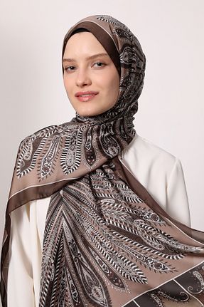 شال قهوه ای زنانه LuvenSara - کد 928630427