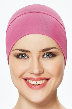 کلاه شنای حجاب صورتی زنانه Remsa Mayo - کد 928630003