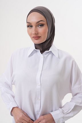 روسری قهوه ای پنبه پلی استر Ritagarcia - کد 928632211