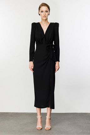 لباس مشکی زنانه بافتنی Nefeli - کد 928754888