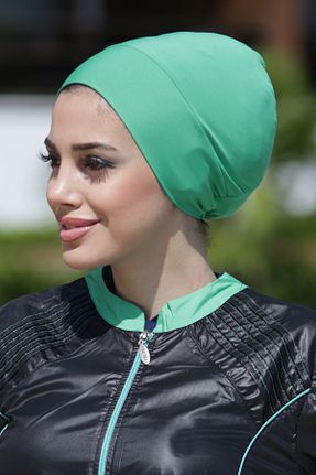 کلاه شنای حجاب سبز زنانه Remsa Mayo - کد 928635095