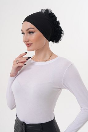 کلاه شنای حجاب مشکی زنانه Ritagarcia - کد 928637502