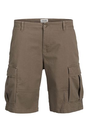 شلوارک و برمودا طوسی مردانه Jack & Jones - کد 923875399