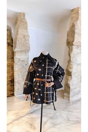 تونیک حجاب مشکی زنانه پنبه ای kıyı boutique - کد 928939195