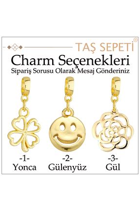 دستبند جواهر رنگی زنانه سنگ طبیعی TAŞ SEPETİ - کد 343811840