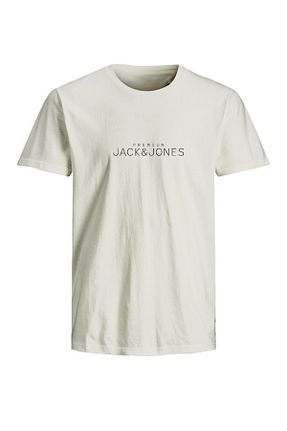 تیشرت سفید مردانه رگولار Jack & Jones - کد 928648882