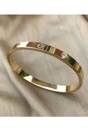 دستبند استیل (فولاد) زرد زنانه استیل ضد زنگ JANRA WORLD - کد 928945175