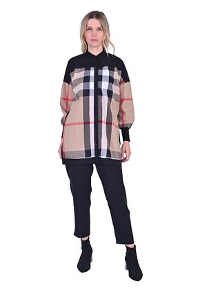 پیراهن مشکی زنانه یقه دوچرخه Invee - کد 826046532