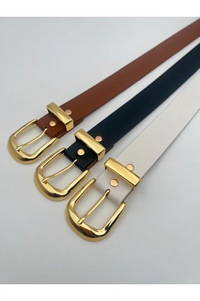 کمربند مشکی زنانه چرم مصنوعی Descoin - کد 928657060