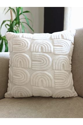 کوسن و روکش کوسن بژ مخملی Benlisso Home - کد 899045179