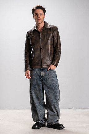 کت قهوه ای مردانه Relaxed Dericlub - کد 923460732