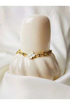 دستبند استیل (فولاد) طلائی زنانه استیل (فولاد) PACHİRA - کد 928656184