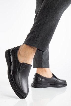 کفش کژوال مشکی مردانه پاشنه کوتاه (1 - 4 سانتی متر) Dilimler Ayakkabı - کد 928673782